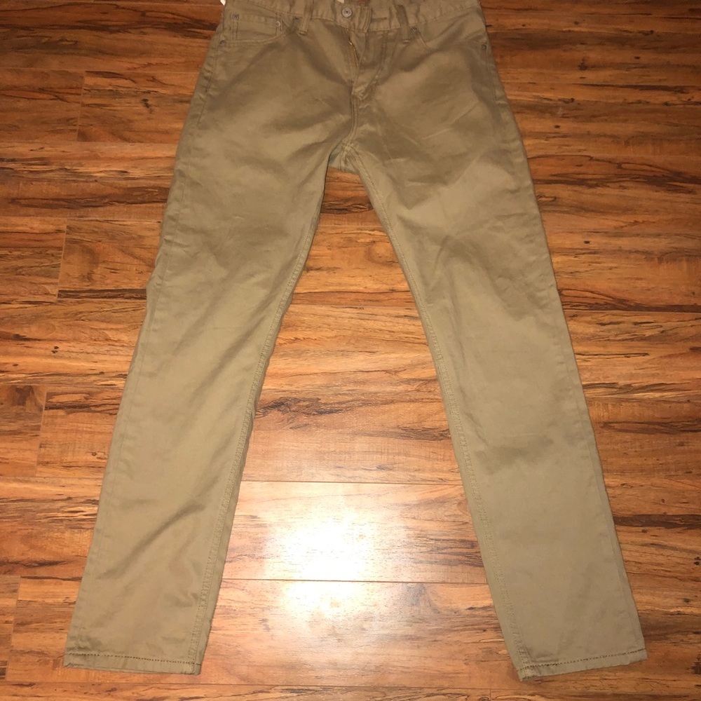 Levi’s 508 regular taper fit khaki pant